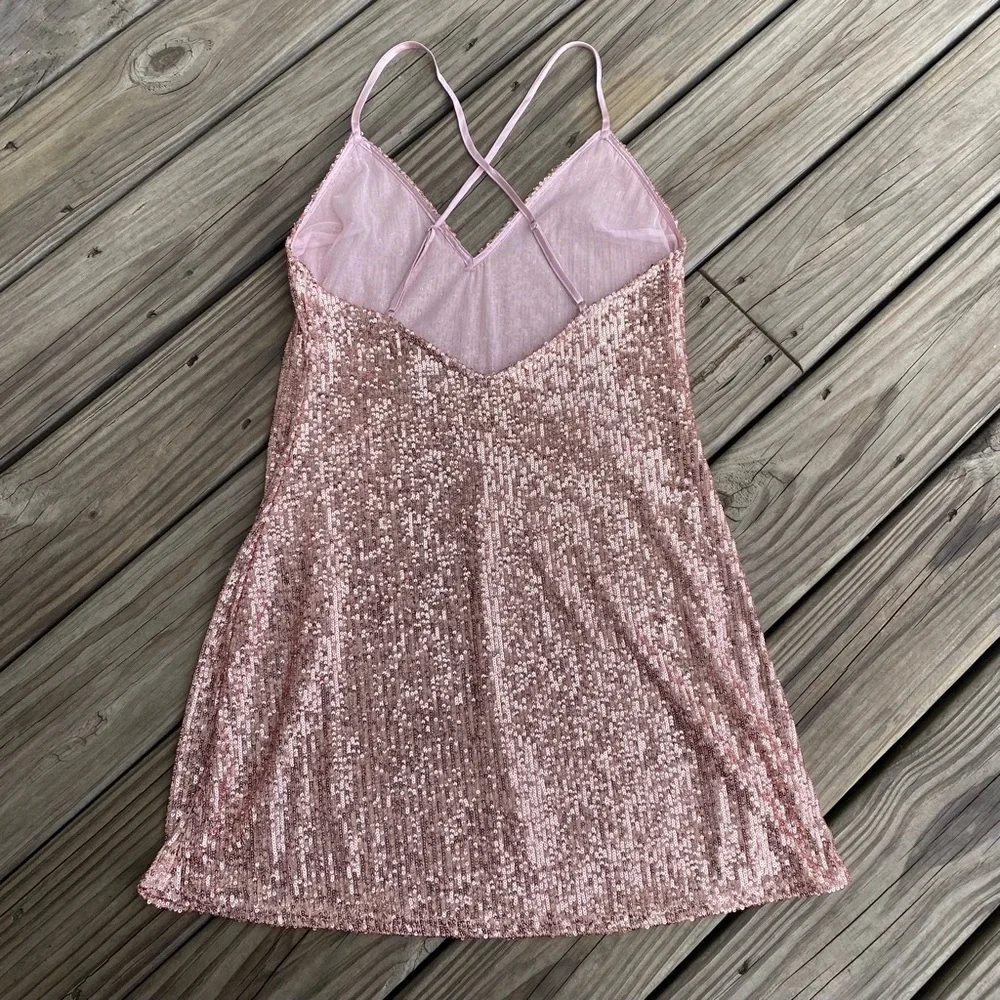 Victoria's Secret Pink Sequin Dress - Picture 3 of 11
